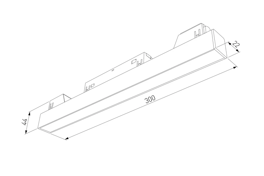 Трековый светильник Slim Magnetic L01 (изображение №14)