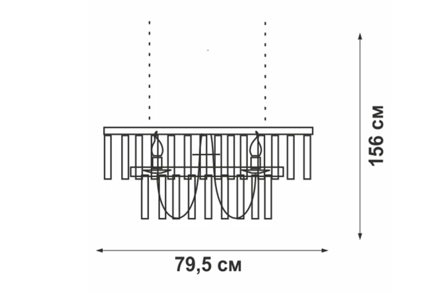 Люстра VITALUCE V5158-0/10 (изображение №4)