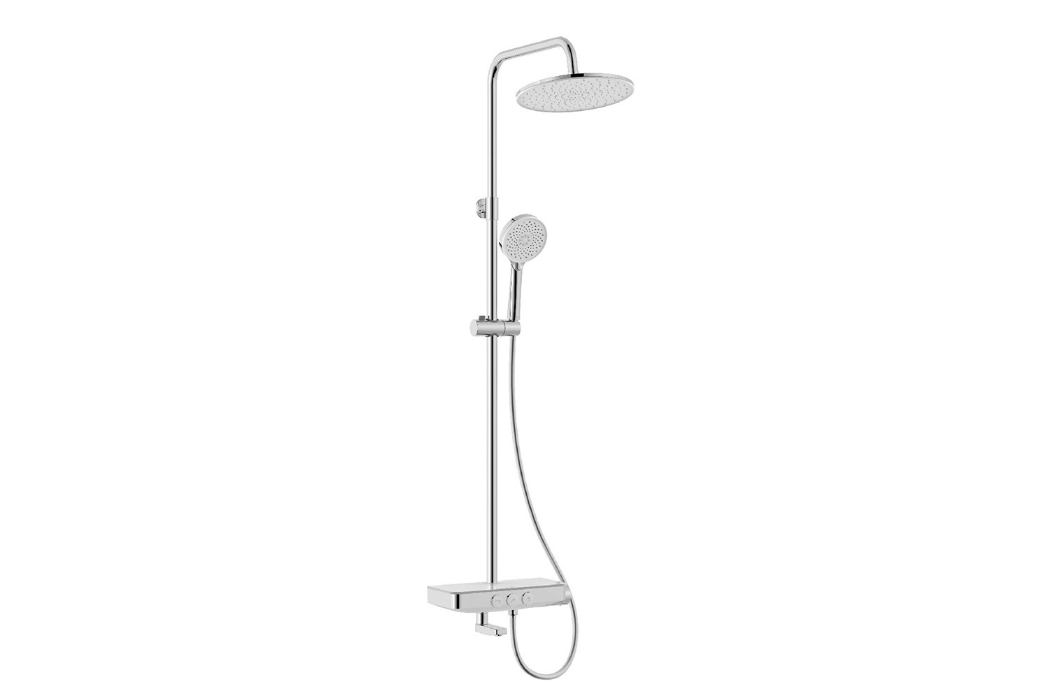 Смеситель для ванны IDDIS Shelfy