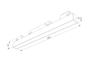 Второе фото. Трековый светильник Slim Magnetic L02