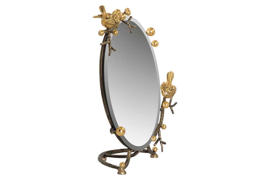 Зеркало настольное в раме BOGACHO Терра 37 см (изображение №3)