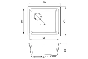 Второе фото. Мойка врезная Berkana