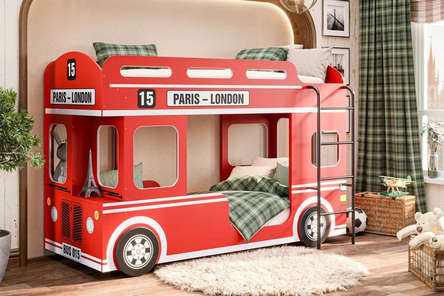 кровать двухъярусная london bus