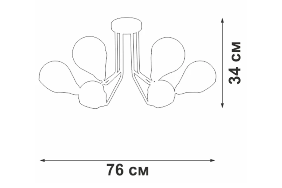 Люстра VITALUCE V4869-7/6PL (изображение №4)