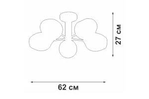 Второе фото. Люстра V39560-8/5PL