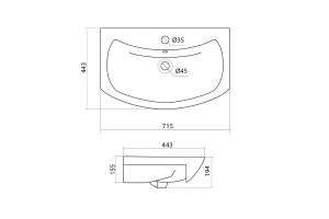 Второе фото. Тумба напольная Sanstar Каскад
