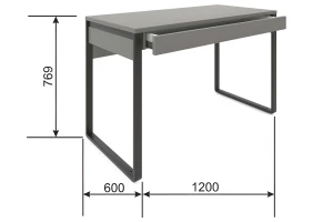 Второе фото. Письменный стол Лофт
