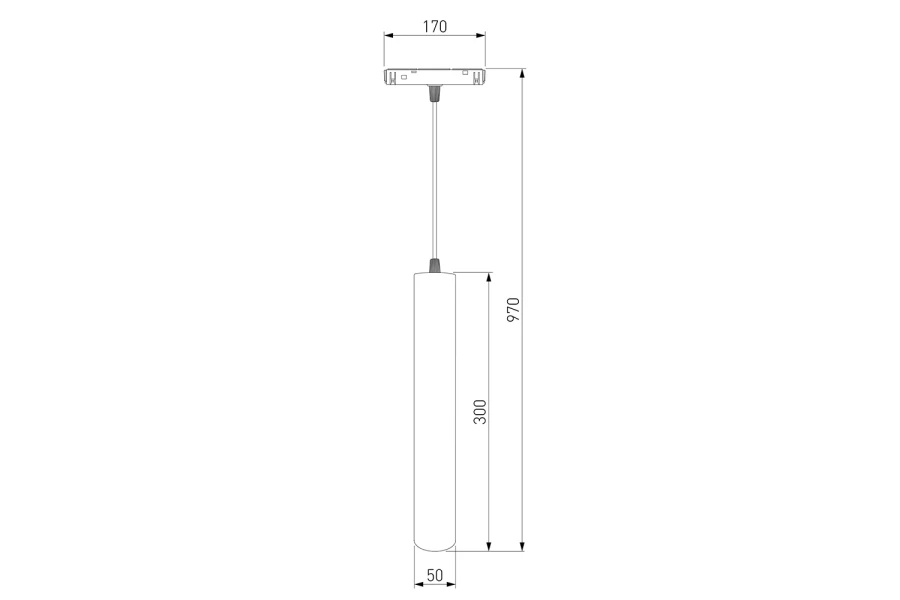 Трековый светильник Slim Magnetic P01 (изображение №8)