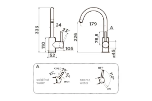 Второе фото. Смеситель OMOIKIRI Shinagawa