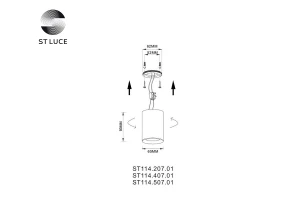 Второе фото. Светильник потолочный ST114