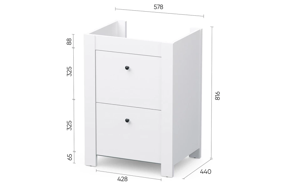 Тумба под раковину напольная Афродита (изображение №5)