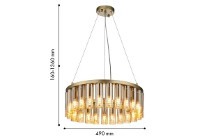 Второе фото. Люстра подвесная Slang