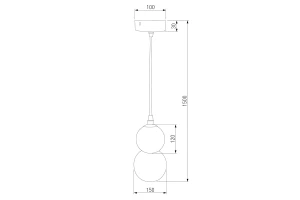 Второе фото. Светильник подвесной Polar