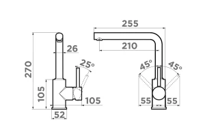 Второе фото. Смеситель OMOIKIRI Nakagawa