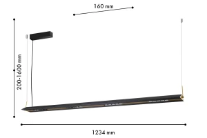 Второе фото. Люстра подвесная Norman