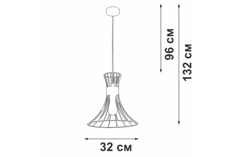 Светильник подвесной V3027-1/1S (изображение №5)