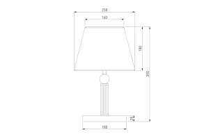 Второе фото. Светильник настольный Conso