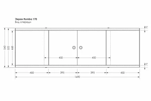Второе фото. Экран под ванну MELODIA DELLA VITA Rumba