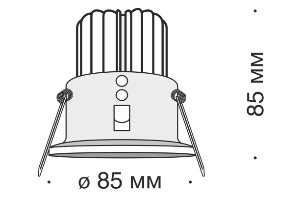 Светильник встраиваемый MAYTONI Downlight Zoom (изображение №3)