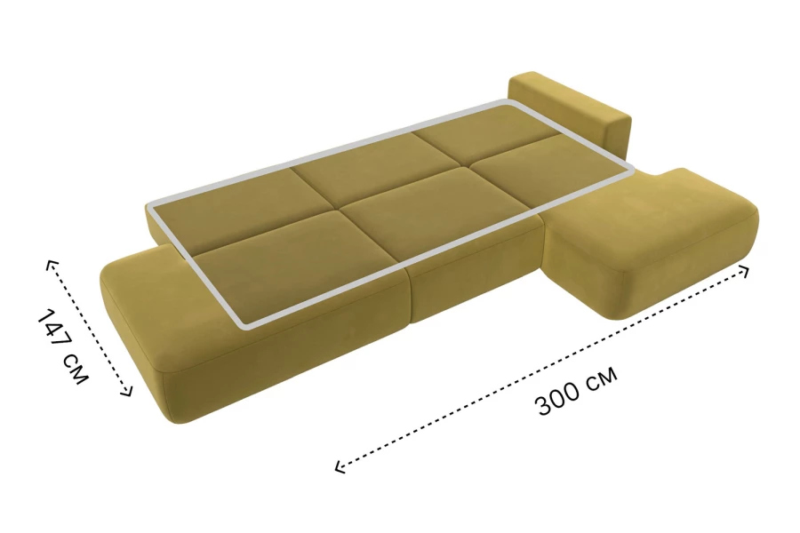 Угловой диван-кровать Модерн Лонг (изображение №13)