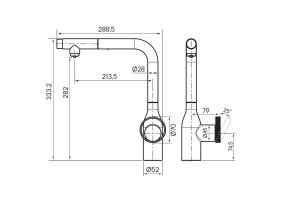 Второе фото. Смеситель для кухни PAULMARK Urban Starke