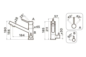 Второе фото. Смеситель OMOIKIRI Tonami-BL