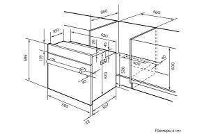 Второе фото. Электрический духовой шкаф LEX EDM