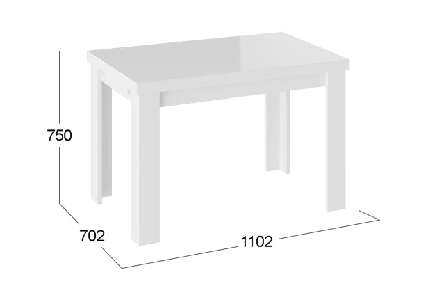 Кухонный стол раздвижной Норман Тип 1 (изображение №10)