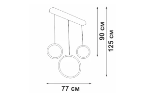 Второе фото. Светильник подвесной V3050-0/3S