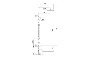 Второе фото. Душевая система ORANGE Steel M99-911 ni никель