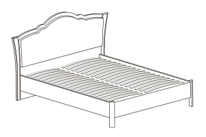 Кровать без подъёмного механизма Мартина