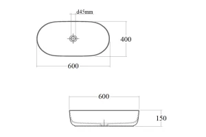 Второе фото. Раковина накладная Oval