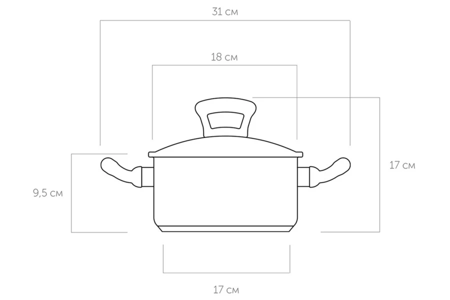 Кастрюля с крышкой NADOBA Vikki (изображение №10)