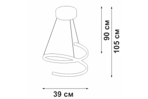 Второе фото. Светильник подвесной V30440-0/1S