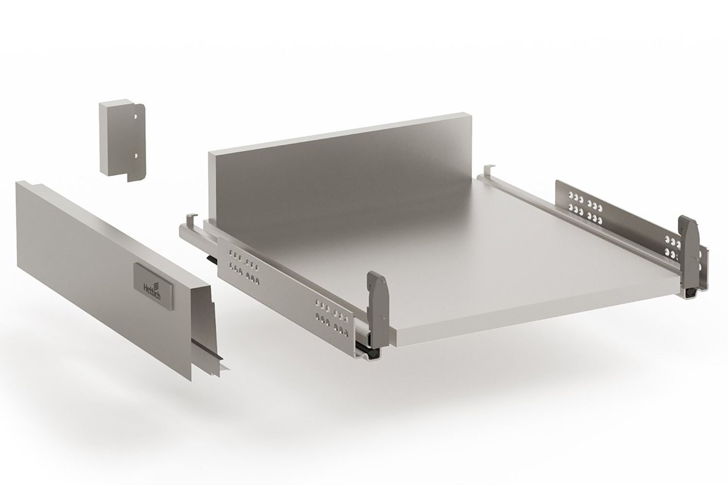 Выдвижной ящик низкий шкафа 40 см с push to open полного выдвижения Hettich InnoTech
