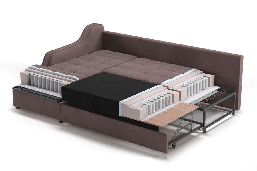 Угловой диван-кровать DREAMART Рольф (изображение №26)