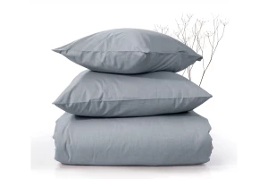 Второе фото. Простыня на резинке Melange Indigo