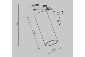 Второе фото. Светильник потолочный LED Ceiling & Wall Focus