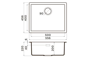 Второе фото. Мойка врезная OMOIKIRI Yamakawa