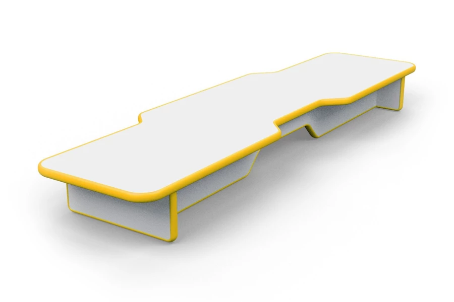 Подставка для монитора и акустической системы VMMGAME Base 120 Light Yellow (изображение №2)