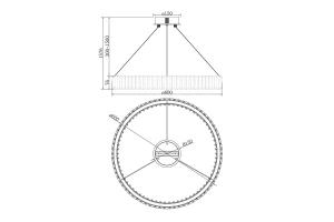 Второе фото. Светильник подвесной Tier