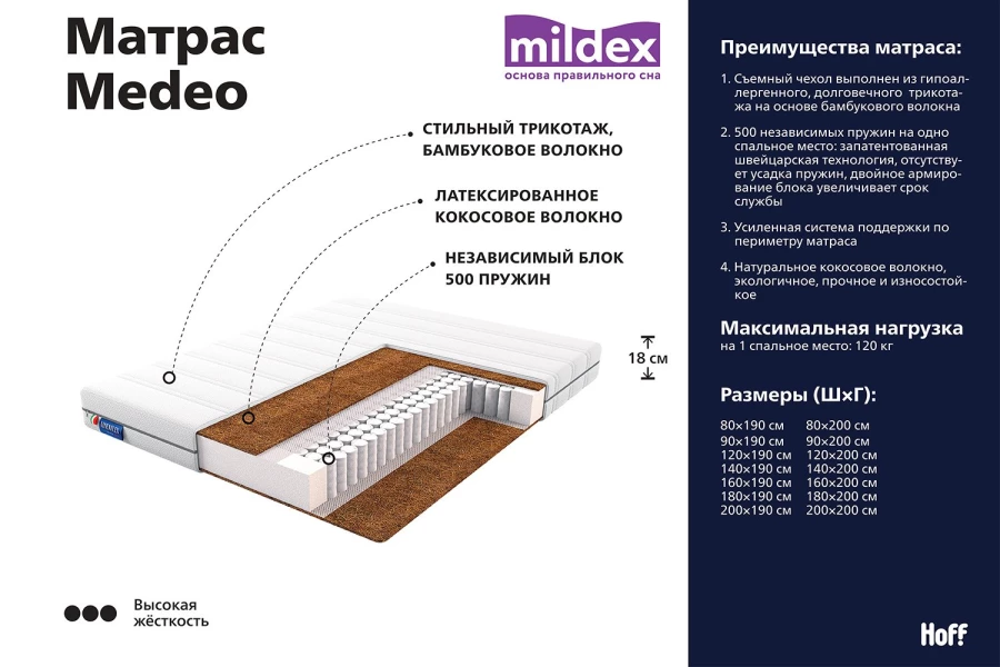 Матрас curem dynamic 180х200