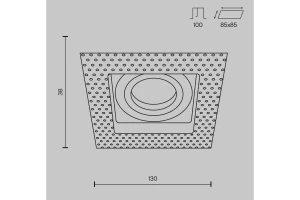 Второе фото. Светильник встраиваемый MAYTONI Downlight Atom