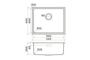 Второе фото. Мойка врезная OMOIKIRI Tadzava 54 Ultra