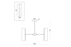 Второе фото. Светильник потолочный FREYA Modern Fiore