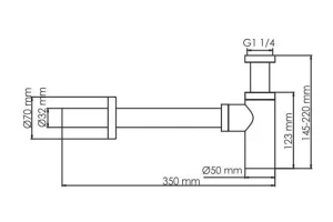 Сифон для раковины WasserKRAFT Sauer