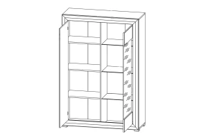 Второе фото. Шкаф с подсветкой Malta