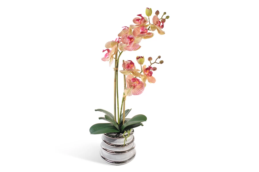 Искусственное растение в кашпо Орхидея Фаленопсис (изображение №1)