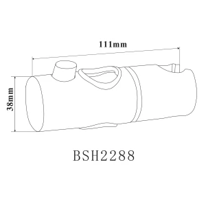 Второе фото. Держатель лейки на штангу BOND BSH2288