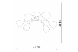 Второе фото. Люстра VITALUCE V4954